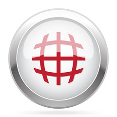Red International  icon on chrome web button