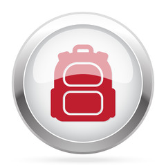 Red Backpack icon on chrome web button