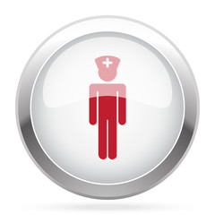 Red Doctor icon on chrome web button