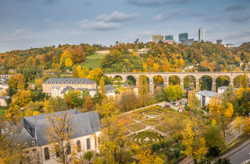 Nice autumn view of Luxembourg 2015
