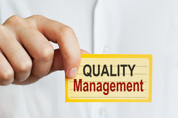 Quality Management card