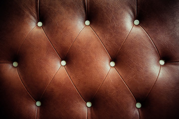Genuine leather upholstery background for a luxury decoration in