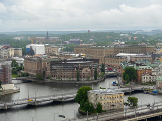 Stockholm aerial view