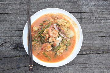 Seafood Sukiyaki.
