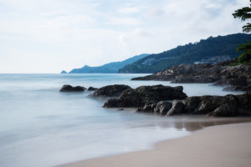 Fototapeta na wymiar Cliff in Patong Beach