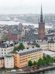 Obraz premium Stockholm aerial view