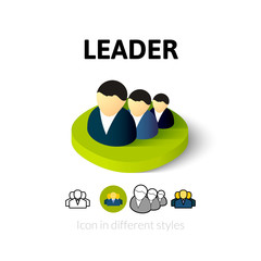 Leader icon in different style