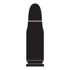 Bullet icon isolated on white background. Vector illustration.