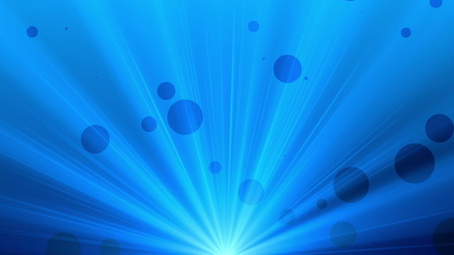 blue abstract background, light and particle, loop