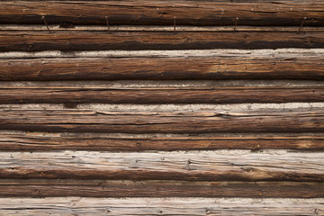 Obraz premium Old log house cabin wood texture