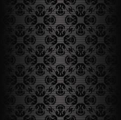Modern seamless wallpaper in a black. Striped background