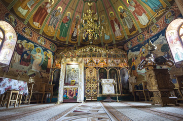 Obraz premium Interior of orthodox chapel