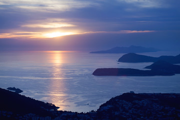 Sunset in Dubrovnik 