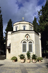 Fototapeta na wymiar Russian orthodox basilica, Jerusalem