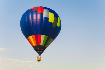 Colorful hot air balloon