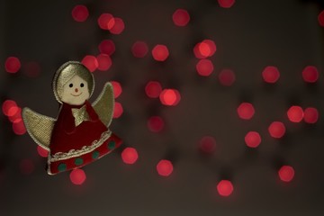 Christmas tree angel decoration