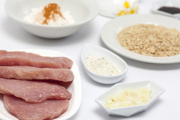 Ingredientes para preparar cordon bleu