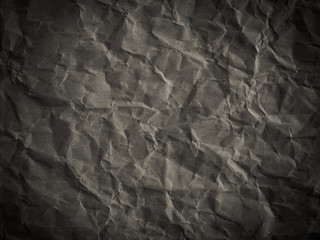 crumpled paper texture background with black and white effect