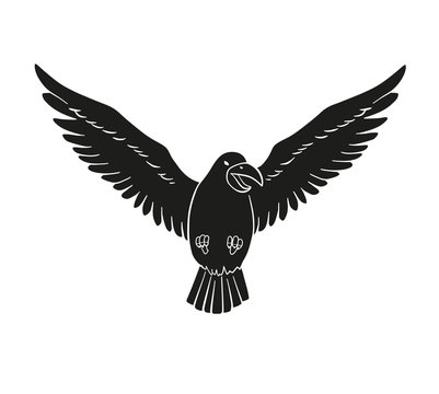 black bird silhouette