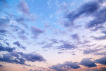 Evening sky
