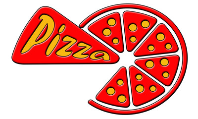 Pizza logo Sign