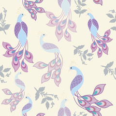 Peacock pattern background.