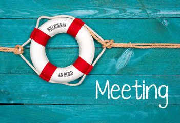 Meeting - Willkommen an Bord