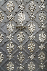 old metal Church door