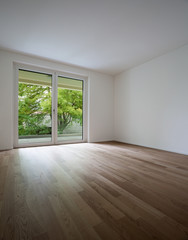 empty room of a new apartment