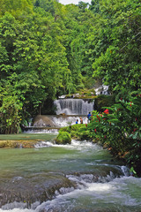 Fototapeta na wymiar YS Falls auf Jamaika
