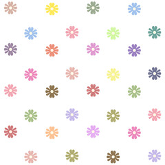 Seamless pattern, floral wallpaper, vector