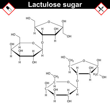 Lactulose molecule