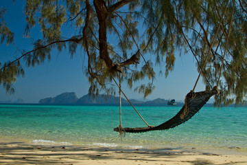 hammock at the beach in thailand