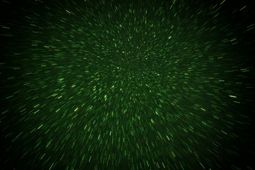 Defocused abstract green lights background
