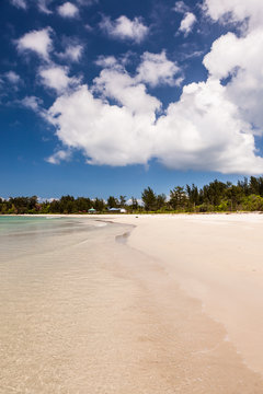 Long sand beach at tip of boreno