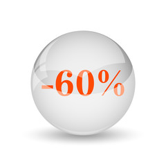 60 percent discount icon