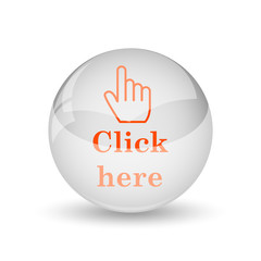 Click here icon