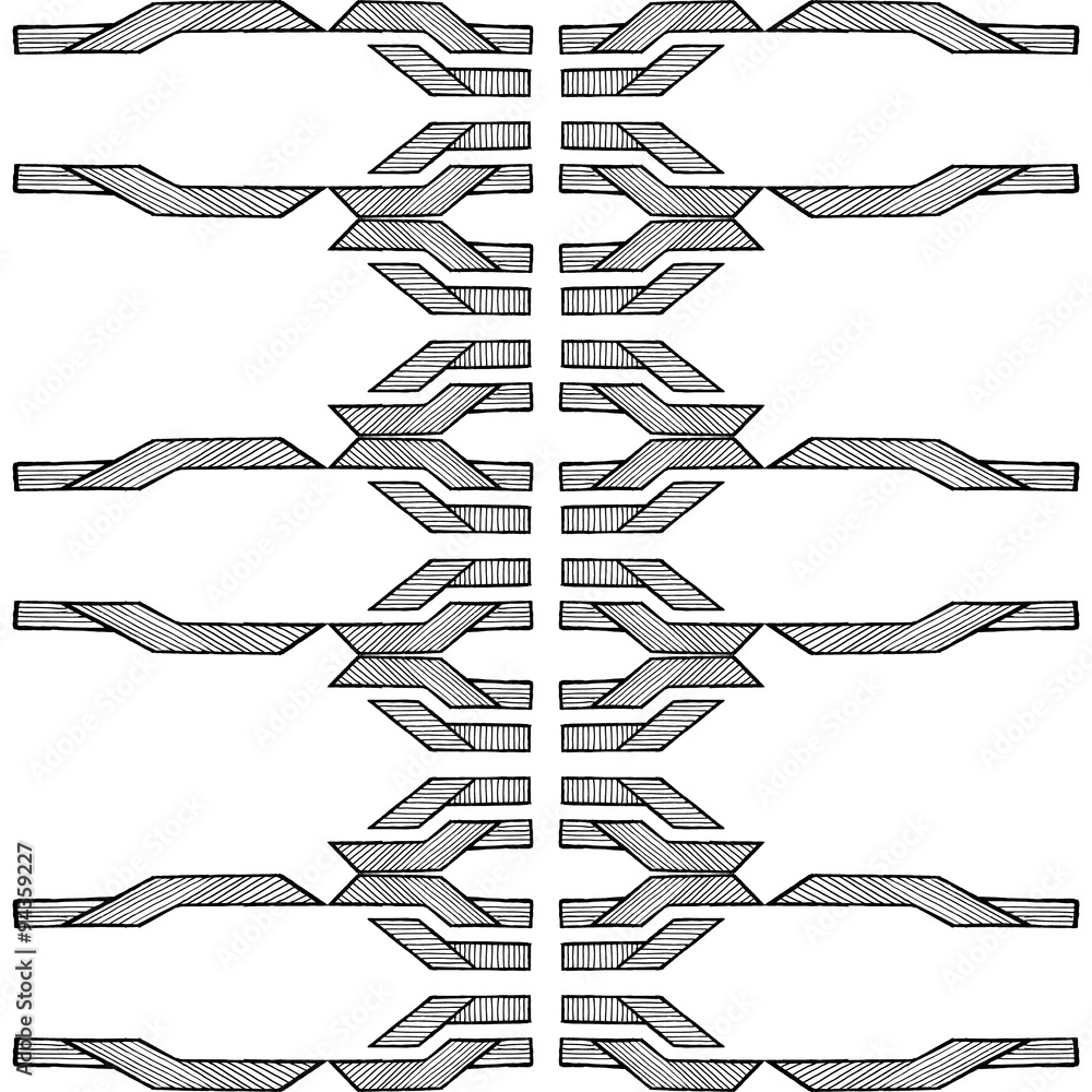 Poster grunge texture - abstract stock vector pattern - ornament made of polygons and lines