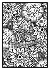 Black and white pattern. 