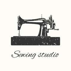 sewing studio emblem