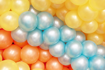 Colorful balloons background.