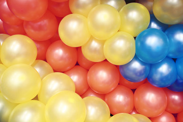 Colorful balloons background.