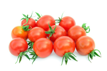 Group of red tomatoes closeup