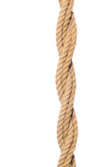 Rope isolated on the white background