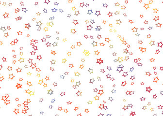 Abstract white background with stars