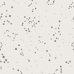 Naklejka premium Stars in the skyConstellations backgrounds, stars and night sky, seamless pattern, vector