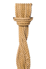 Rope isolated on the white background