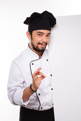 happy cook man allright sign