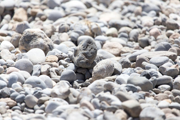 stones in nature as background