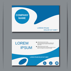 Modern business visiting card, banner, badge, poster, sticker, flyer, label template